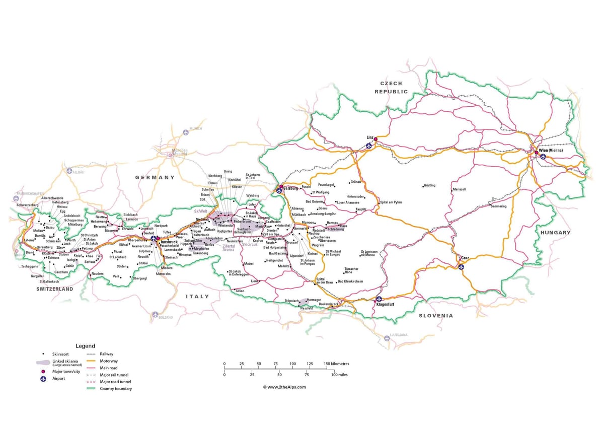 mapa de austria viñeta