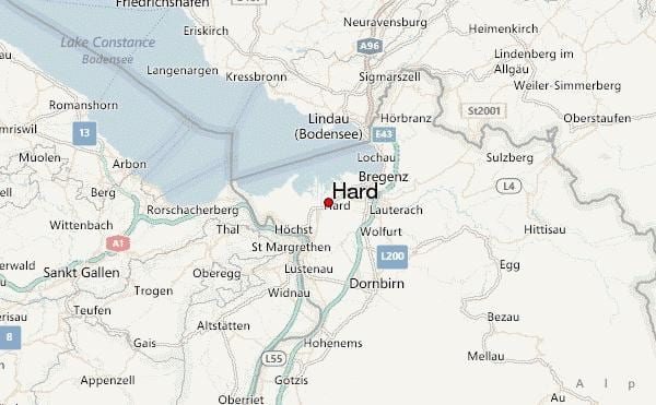 mapa de difícil austria
