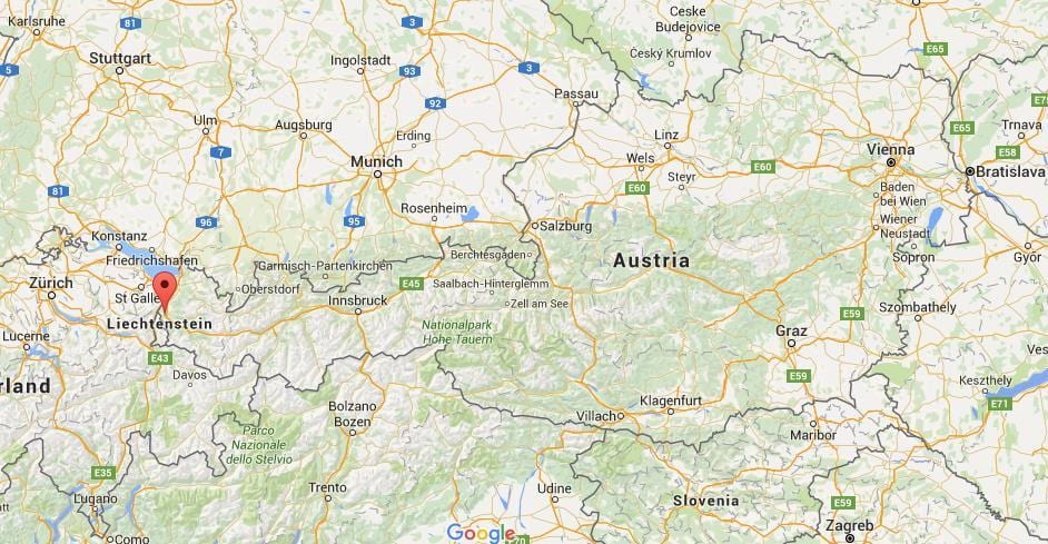 mapa de feldkirch austria