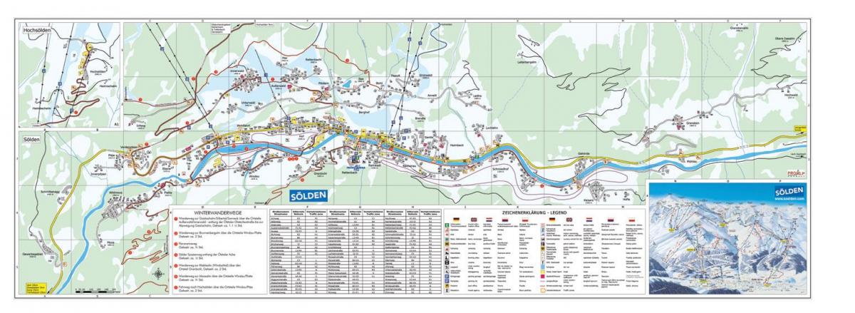 mapa de solden austria