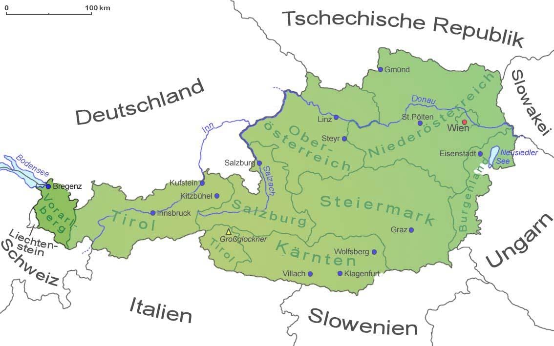 mapa de vorarlberg austria