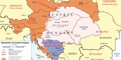 Austria, hungría mapa 1900