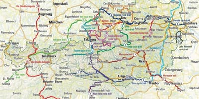Mapa de austria ciclismo
