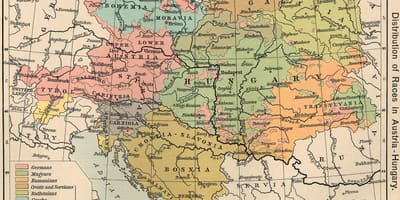 Austria, hungría mapa 1900