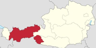 Tirol austria mapa