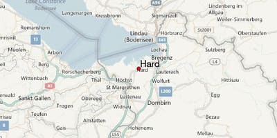 Mapa de difícil austria