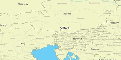 Mapa de villach austria